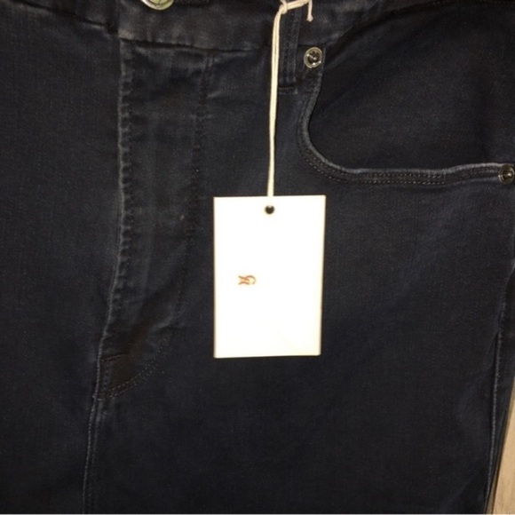 NWT Good American Good Leg High Rise Distressed Skinny Blue 308 - Picture 4 of 9